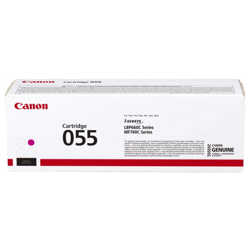 CANON 055 CARTOUCHE DE TONER 1 PIÈCE(S) ORIGINAL MAGENTA (3014C002AA)