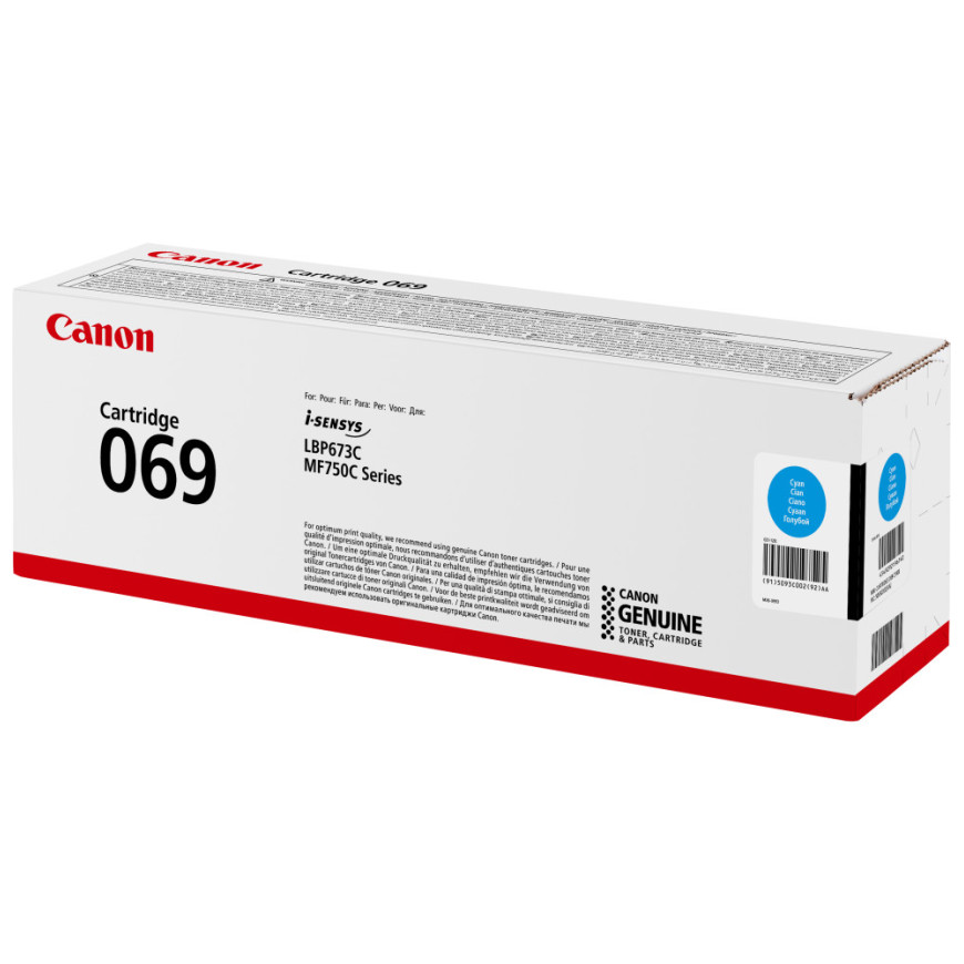 Toner Canon 069 cyan - Canon d'origine (5093C002AA)