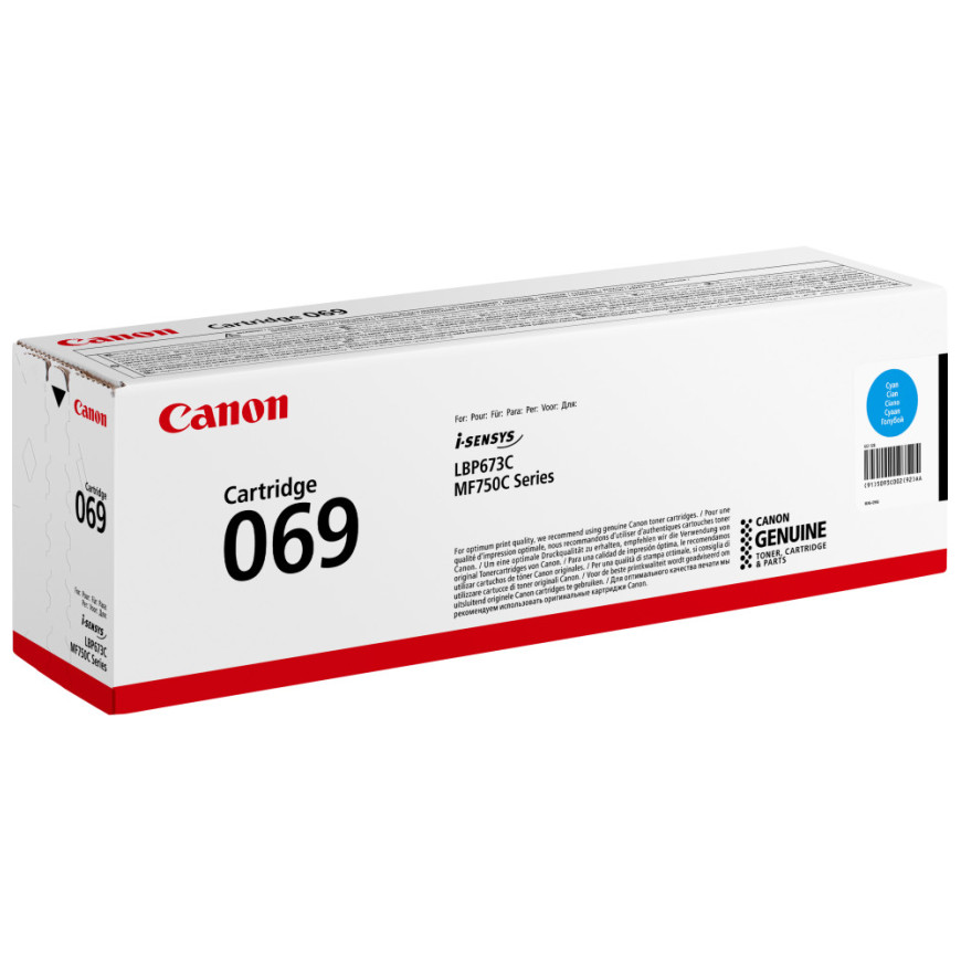 Toner Canon 069 cyan - Canon d'origine (5093C002AA)