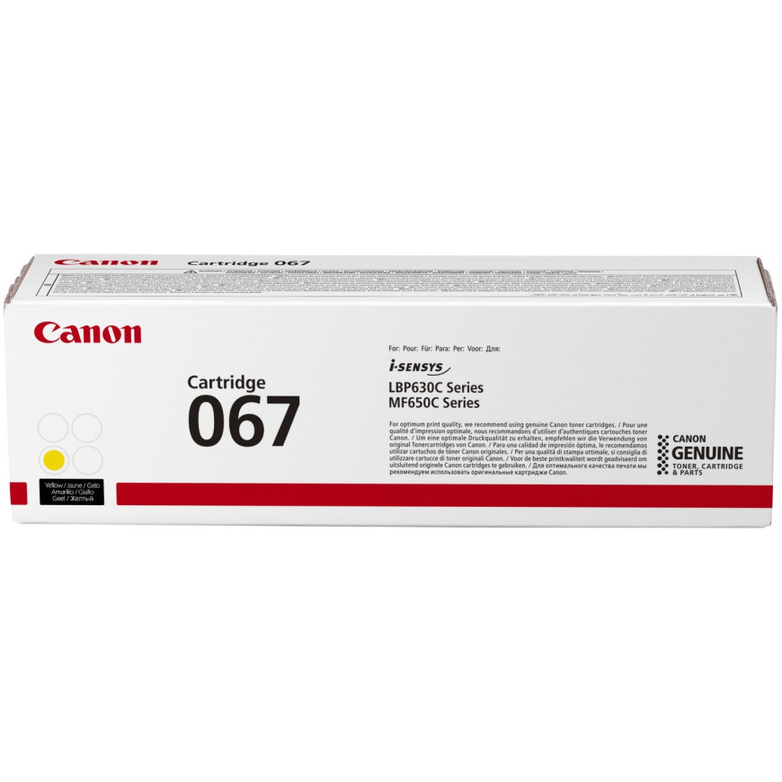 Toner Canon 067 jaune - Canon d'origine (5099C002AA)