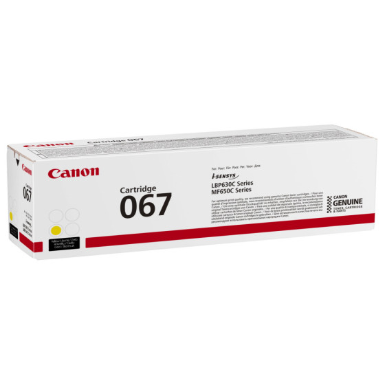 Toner Canon 067 jaune - Canon d'origine (5099C002AA)