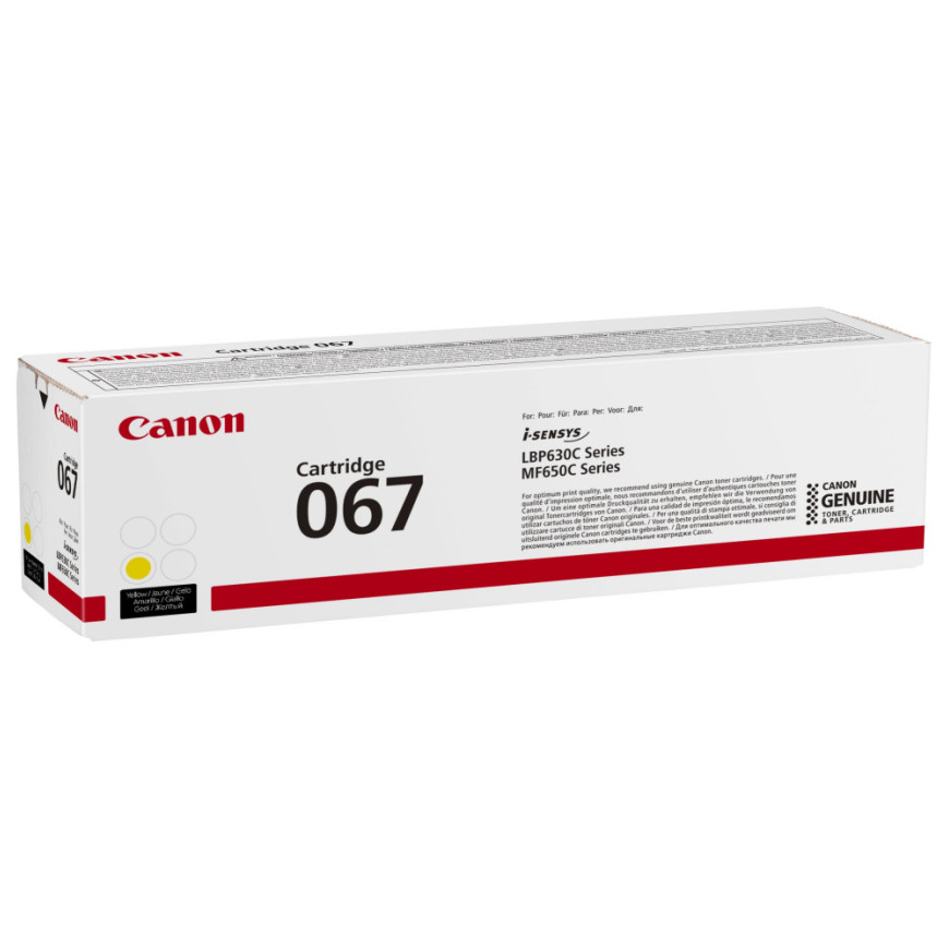 Toner Canon 067 jaune - Canon d'origine (5099C002AA)