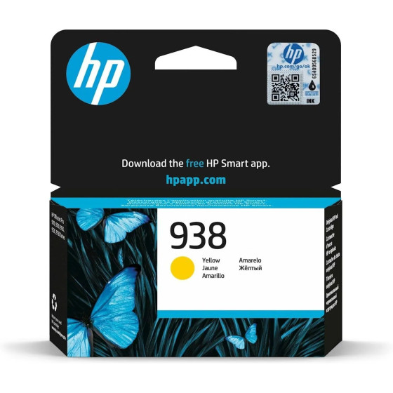 Cartouche d'encre HP 938 jaune - HP d'origine (4S6X7PE)