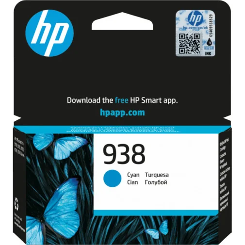 HP 938 CYAN - CARTOUCHE D'ENCRE HP D'ORIGINE (4S6X5PE) HP 938 CYAN - CARTOUCHE D'ENCRE HP D'ORIGINE (4S6X5PE) - Cartouches - Rightech - le bon choix