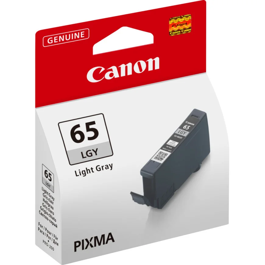 CANON CLI-65LGY GRIS CLAIR - CARTOUCHE D'ENCRE CANON D'ORIGINE (4222C001AA)