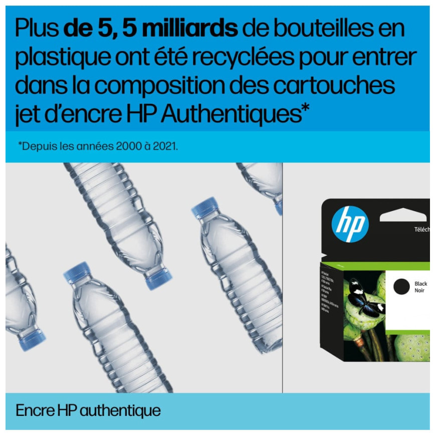Cartouche d'encre HP 47 trois couleurs - HP d'origine (6ZD61AE)