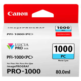 Cartouche d'encre Canon PFI-1000PC cyan photo - Canon d'origine (0550C001AA)