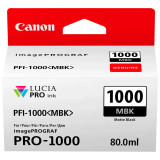 Cartouche d'encre Canon PFI-1000MBK noire mate - Canon d'origine (0545C001AA)