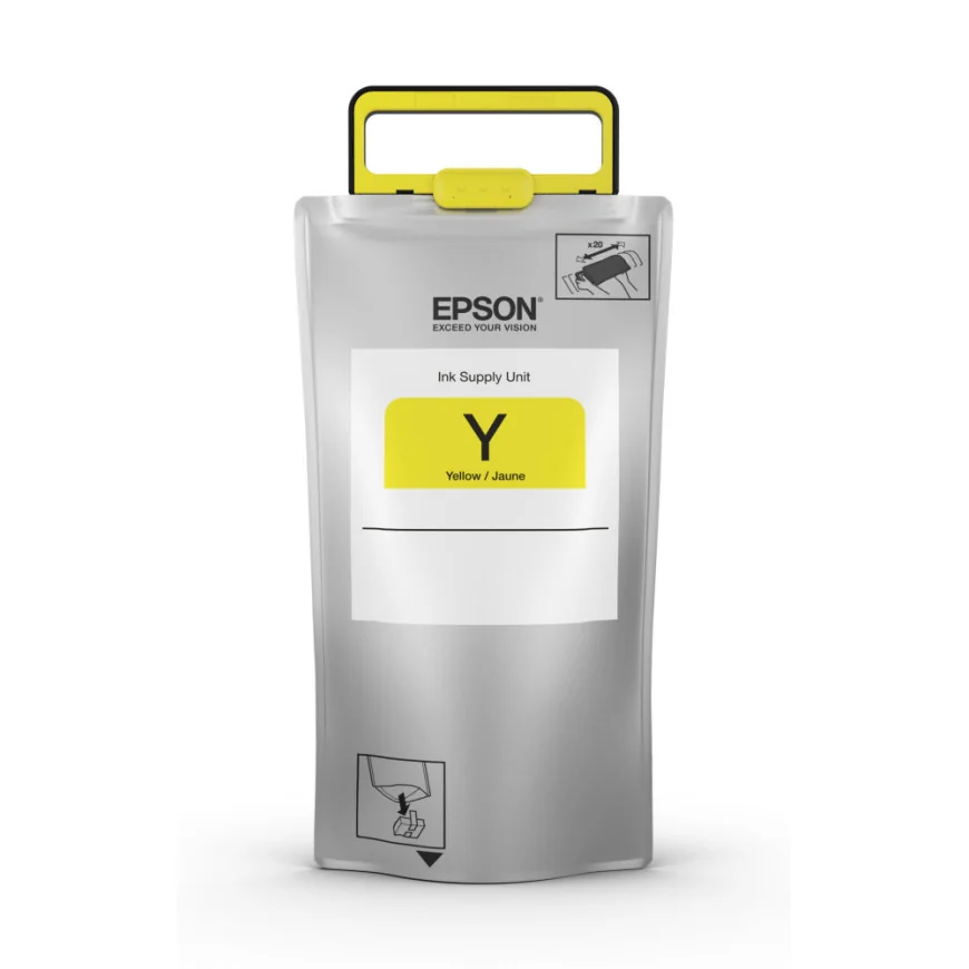 UNITÉ D'ALIMENTATION EN ENCRE JAUNE XXL POUR EPSON WF-R8590 (C13T869440)
