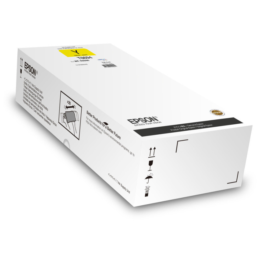 Unité d'alimentation en encre jaune xxl pour Epson WF-R8590 (C13T869440)