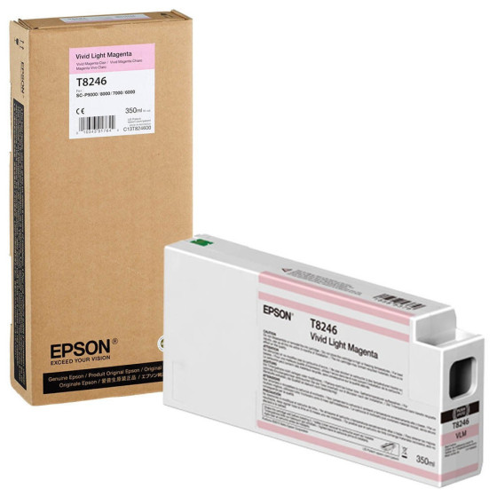 Cartouche d'encre Epson T824600 - magenta pâle (C13T824600)