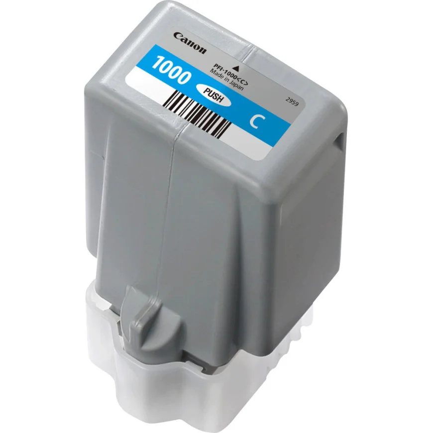 CANON PFI-1000C CYAN - CARTOUCHE D'ENCRE CANON D'ORIGINE (0547C001AA)