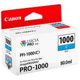 Cartouche d'encre Canon PFI-1000C cyan - Canon d'origine (0547C001AA)