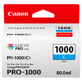Cartouche d'encre Canon PFI-1000C cyan - Canon d'origine (0547C001AA)