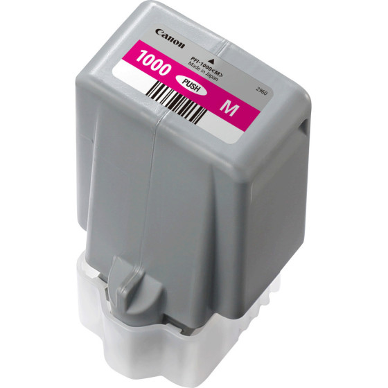 Cartouche d'encre Canon PFI-1000M magenta - Canon d'origine (0548C001AA)