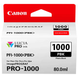Cartouche d'encre Canon PFI-1000PBK noir photo - Canon d'origine (0546C001AA)