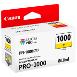 Cartouche d'encre Canon PFI-1000Y jaune - Canon d'origine (0549C001AA)