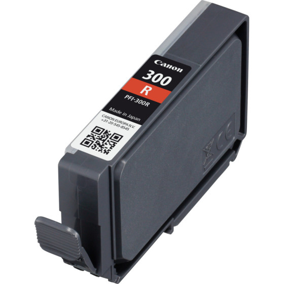 Cartouche d'encre Canon PFI-300R rouge - Canon d'origine (4199C001AA)
