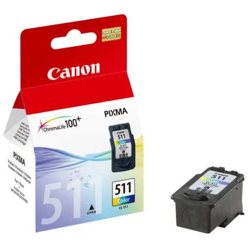 CANON CL-511 COULEURS - CARTOUCHE D'ENCRE CANON D'ORIGINE (2972B007AB) CANON CL-511 COULEURS - CARTOUCHE D'ENCRE CANON D'ORIGINE (2972B007AB) - Cartouches - Rightech - le bon choix