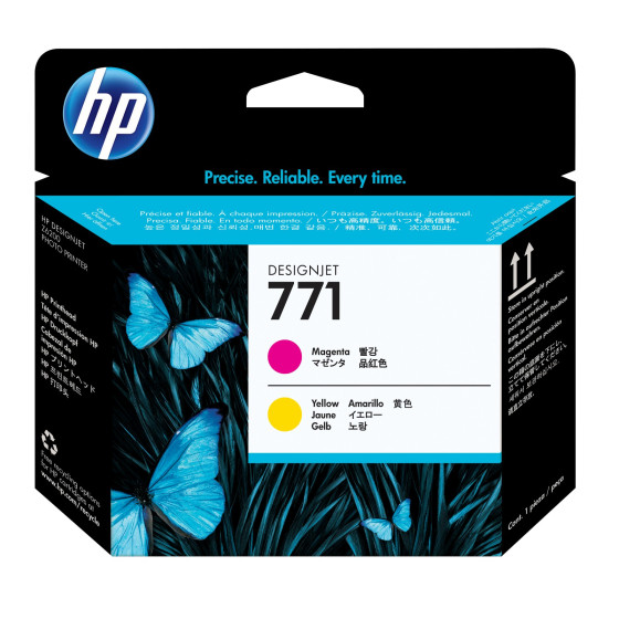 Tête d'impression magenta/jaune HP 771 DesignJet (CE018A)