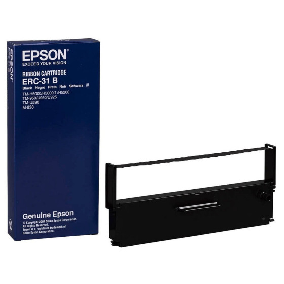 Ruban Epson ERC-31B noir TM-U590 / 930 / 950 / TM-H5000 (C43S015369)