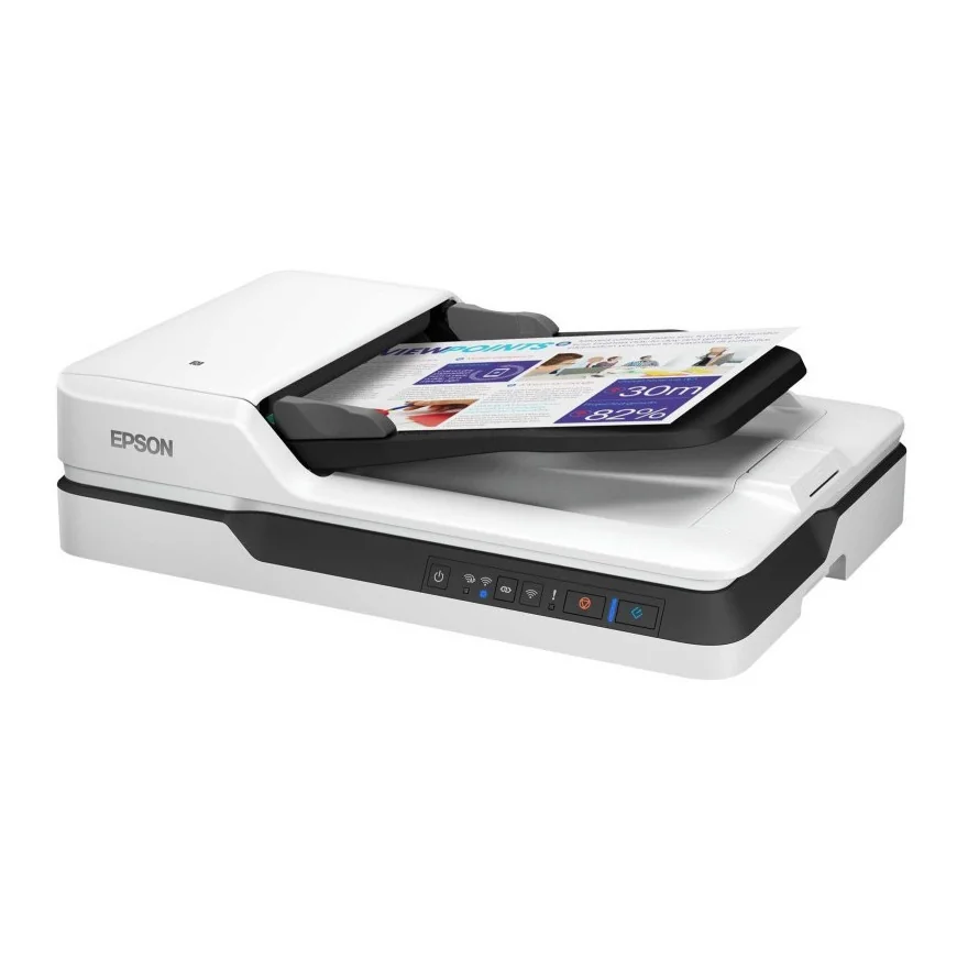 Scanner à plat Epson Workforce DS-6500N avec chargeur USB