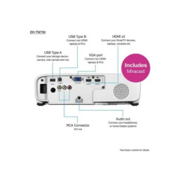 EPSON EH-TW750 VIDÉOPROJECTEUR FHD 1080P (V11H980040)