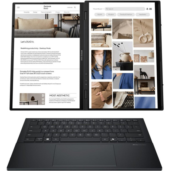 PC portable Asus Zenbook Duo (UX8406CA-PZ005W)