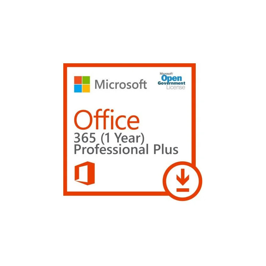 Microsoft Office 365 Pro Plus OLP (1an / 1Poste)(Q7Y-00003)
