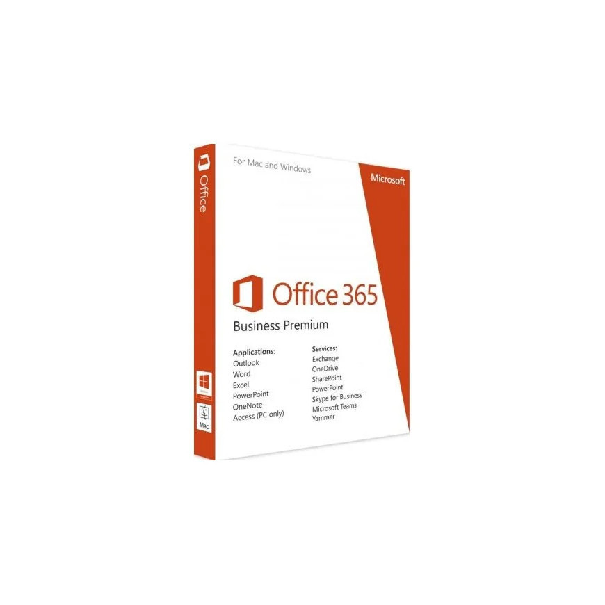 Microsoft Office 365 Business Premium OLP ( 1 an / 1 Poste)(9F4-00003)