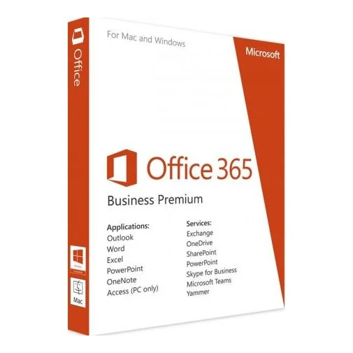Microsoft Office 365 Business Premium OLP ( 1 an / 1 Poste)(9F4-00003) - Bureautique - Rightech - le bon choix
