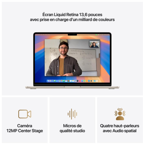 Apple MacBook Air M4 13 pouces (2025) (MC6A4)