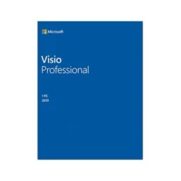 (D87-07412) Microsoft Visio Pro 2019 French Africa - Caribbean