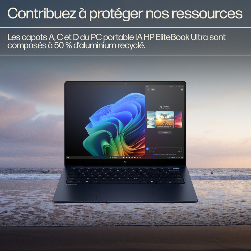 PC portable Professionnel IA HP EliteBook Ultra G1q