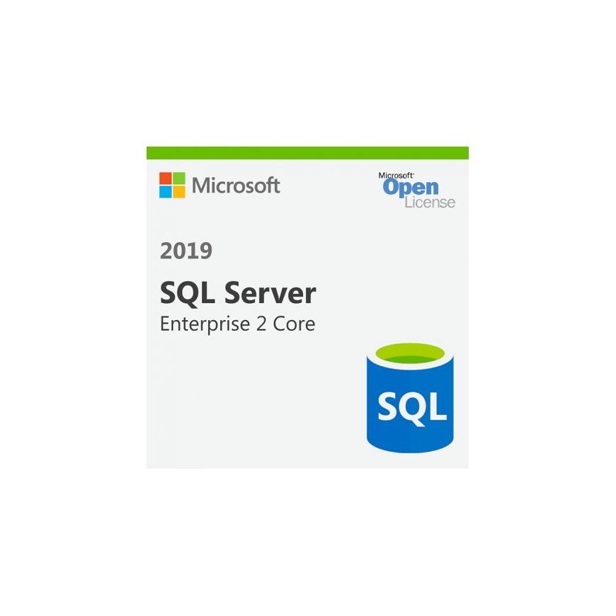 7JQ-01607 Microsoft SQL Server Entreprise 2019 2 Core Licence OLP