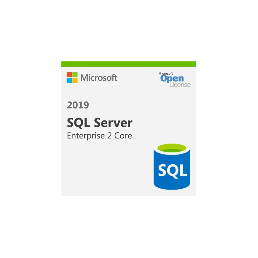 MICROSOFT SQL SERVER ENTREPRISE 2019 2 CORE LICENCE OLP (7JQ-01607)