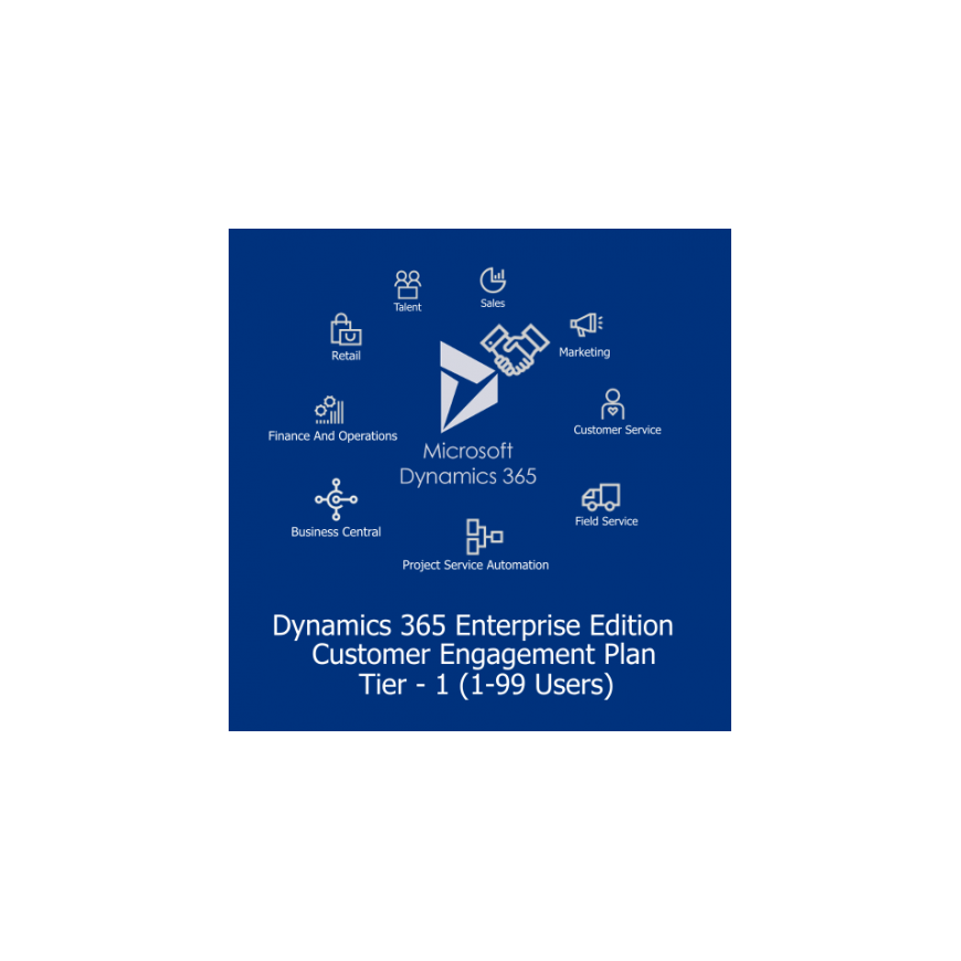 bb30b486-53be-A Microsoft Dynamics 365 Entreprise Edition Customer Engagement Plan Tier 1 (1-99 users)