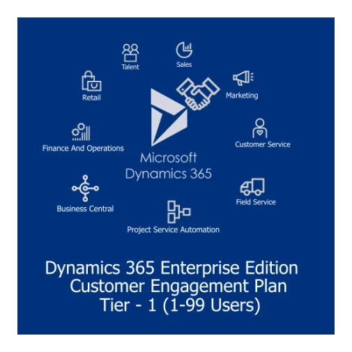 MICROSOFT DYNAMICS 365 ENTREPRISE EDITION CUSTOMER ENGAGEMENT PLAN TIER 1 (1-99 users)(bb30b486-53be-A) - Systemes d'exploitations - Rightech - le bon choix