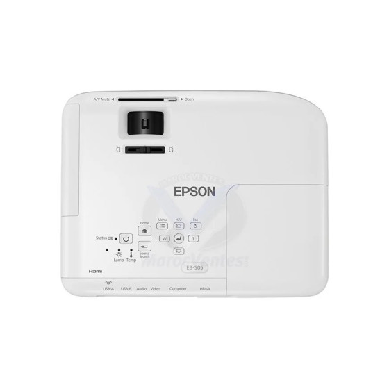 Vidéoprojecteur de bureau Epson EB-S05 3200 lumens (V11H838040)