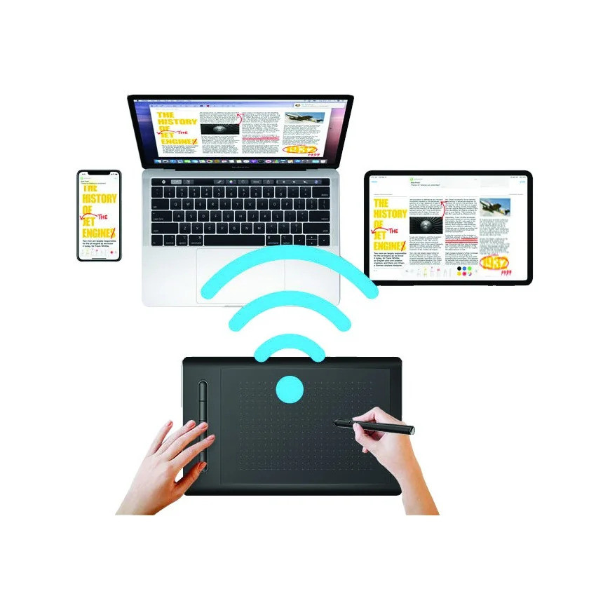 Tablette graphique Accent Bluetooth (TATS-AC0008)
