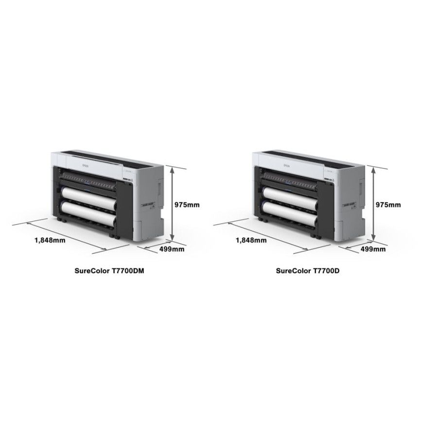 Imprimante multifonction Epson SureColor T7700DM – sécurisée et compacte (C11CH84301A0)