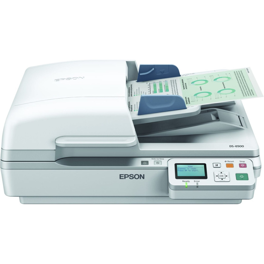 Scanner Epson WorkForce DS-6500N – A4 à connectivité réseau (B11B205231BS)