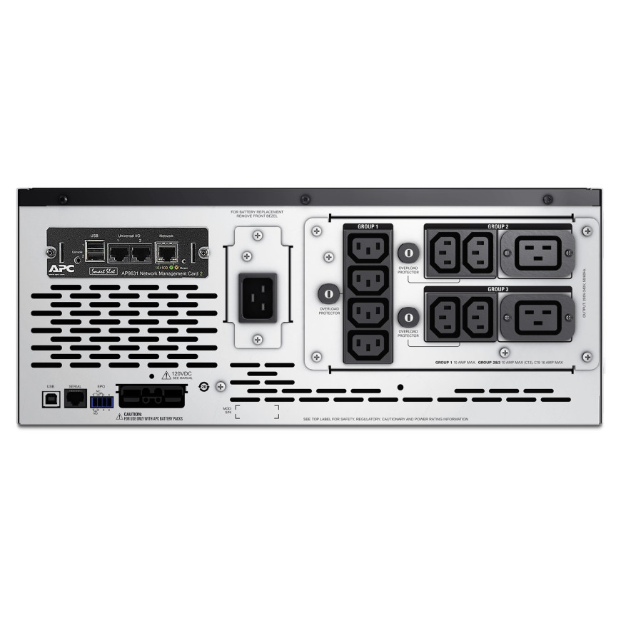 Onduleur Line interactive APC Smart-UPS X 3000VA Rack/Tower LCD 200-240V avec une carte de réseau SNMP/WEB