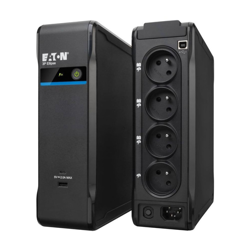 Onduleur Off-line Eaton 3P Ellipse 3P900UF - 540 W / 900 VA - 4 prises FR + USB
