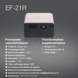 Epson EF-22N – Mini projecteur Laser intelligent Full HD (V11HB38440)