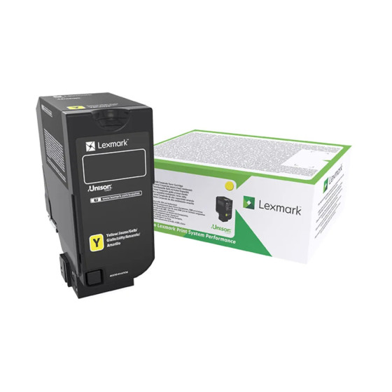 Cartouche de toner Lexmark CX725 corporate jaune haute capacité (84C2HYE)