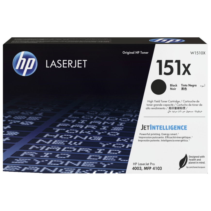 Toner HP 151X noir (W1510X) - HP LaserJet d'origine