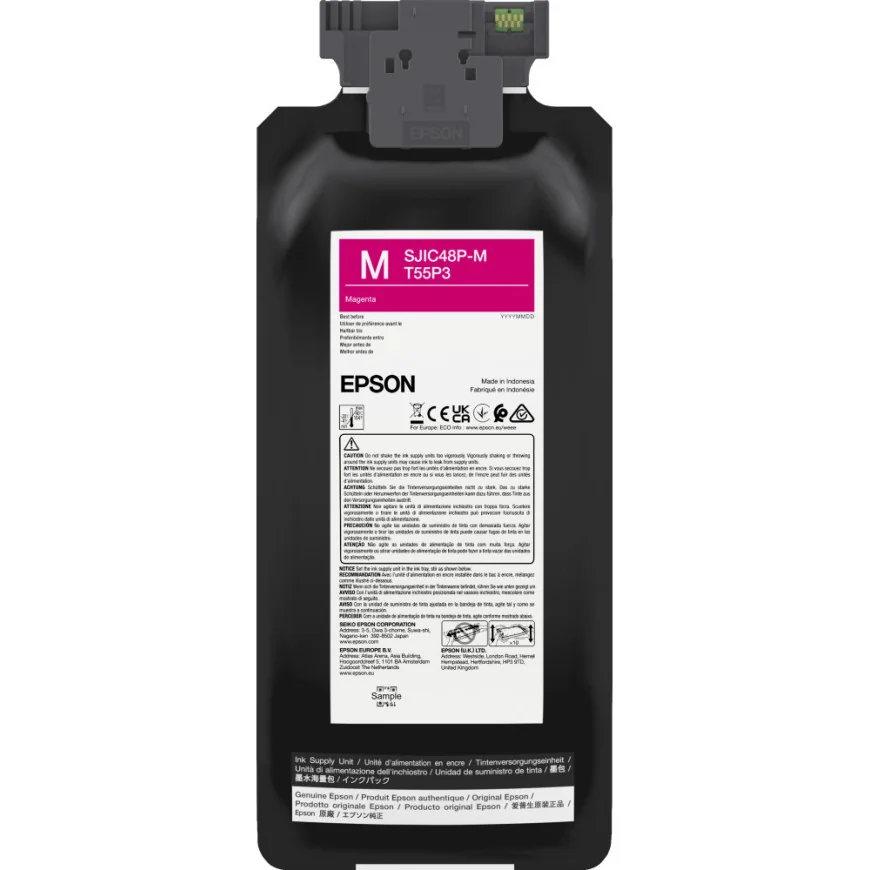CARTOUCHE D'ENCRE MAGENTA EPSON COLORWORKS C8000 (C13T55P340)