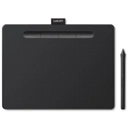 TABLETTE GRAPHIQUE WACOM INTUOS MOYENNE NOIR (NON BLUETOOTH) (CTL-6100K-B)