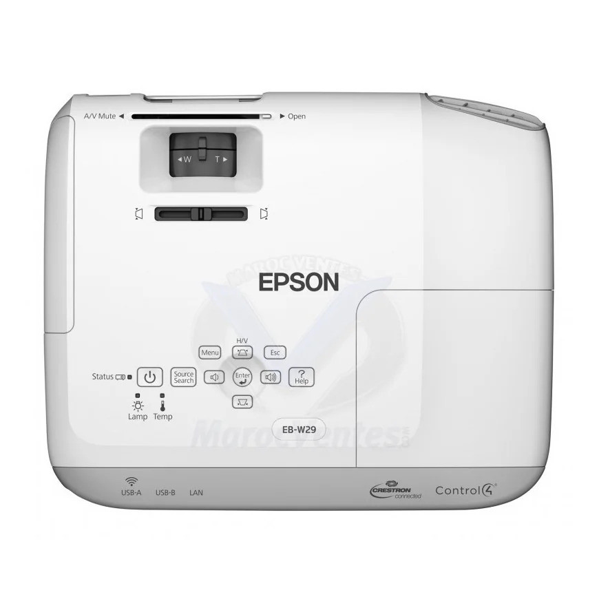 Vidéoprojecteur portable 3LCD Epson EB-W29 - HD ready WXGA 3000 lumens (V11H690040)